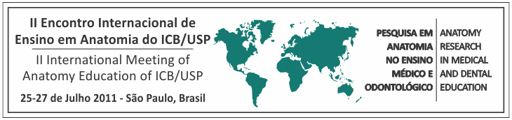 II Encontro Internacional de Ensino em Anatomia do ICB/USP - II International Meeting of Anatomy Education of ICB/USP