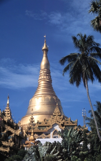 Templo Shwedagon, em Yangon
