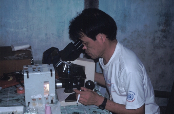 Microscopia de esfregaços sangüíneos