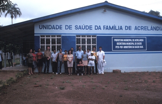 A equipe de campo