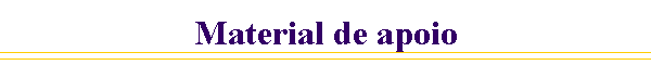 Material de apoio